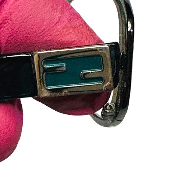 Fendi Glasses Eyewear Rectangle Frame Full Rim Black with Lacoste Case - Picture 8 of 11